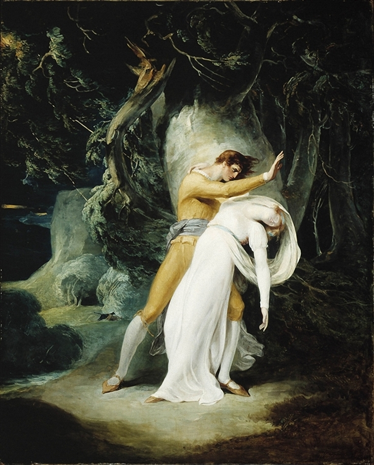 Celadon And Amelia by William Hamilton
